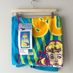 Coppertone Sunscreen Beach Towel